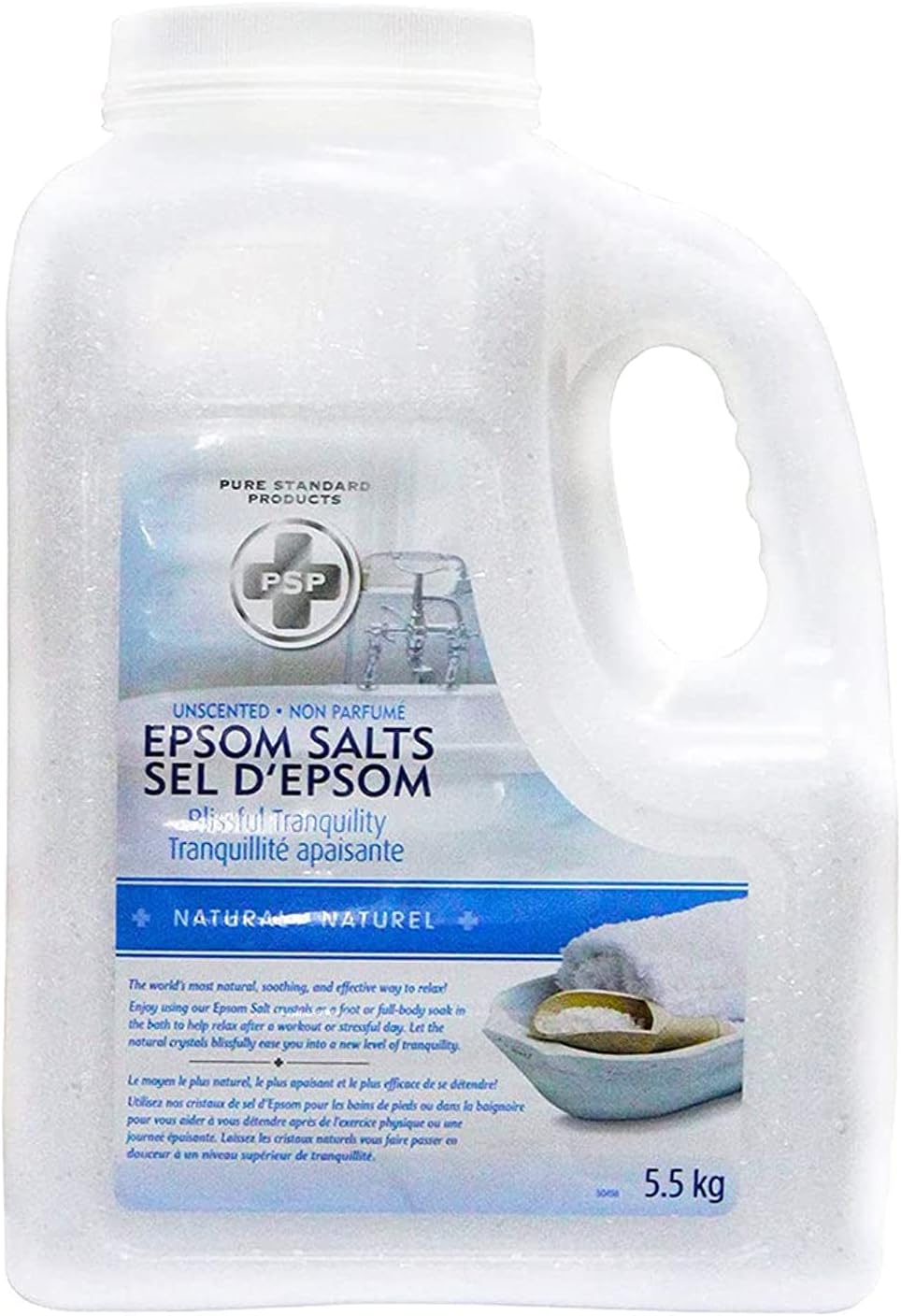 SALT UNSCENTED NATURAL BLISSFUL TRANQUILTY (5.5KG).