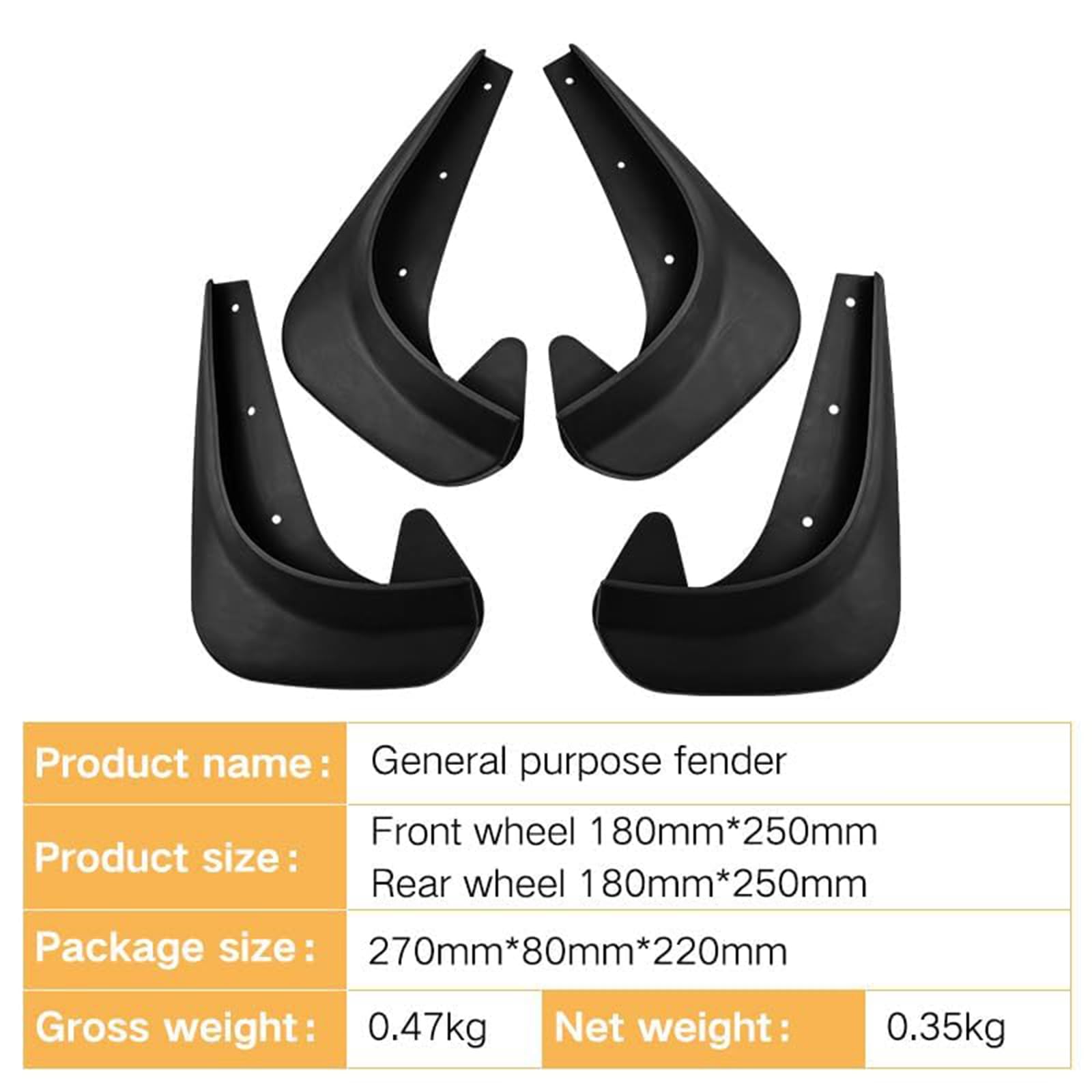4 Pezzi Auto Paraspruzzi, per Mazda 2 Hybrid 2024 2025 Anti-Spruzzi Impermeabili Accessori di Protezione Paraspruzzi Anteriori Posteriori