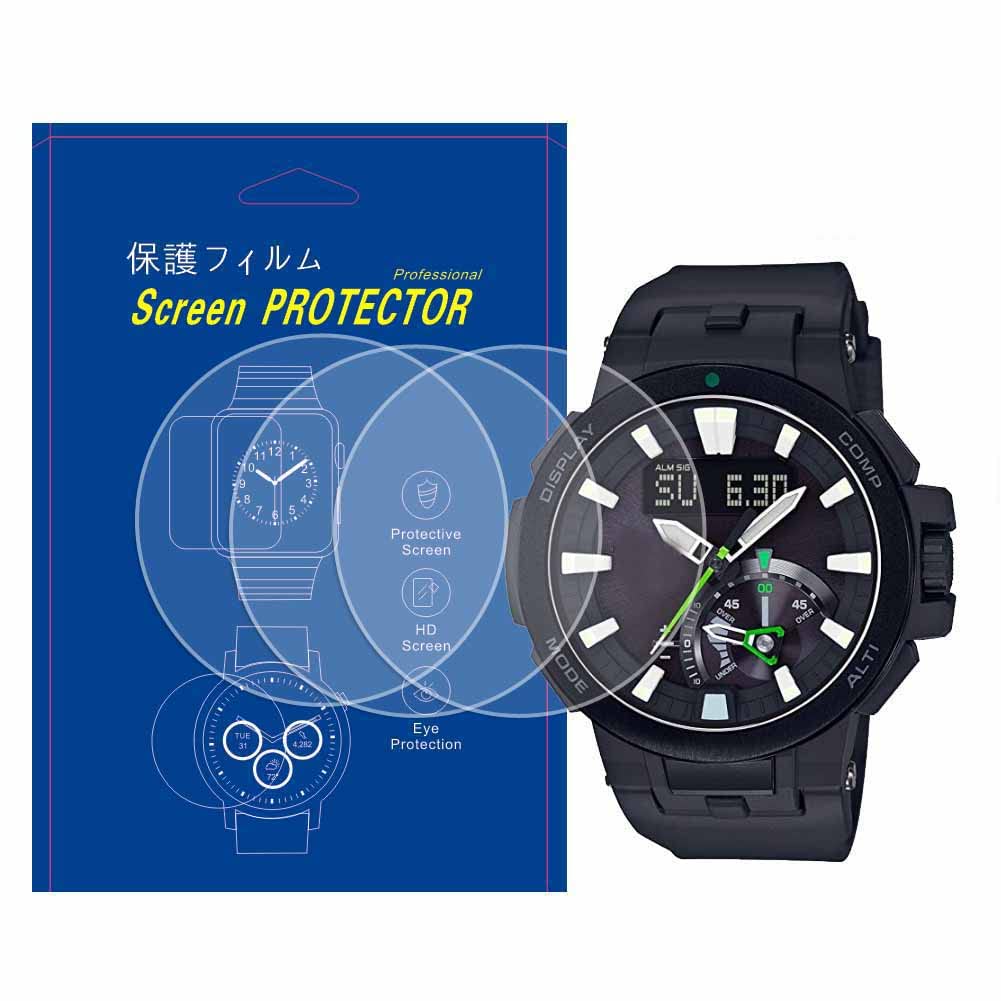 Amazon.co.jp: 【3枚入】 PRW-7000対応腕時計用TPU保護フィルム透過率 