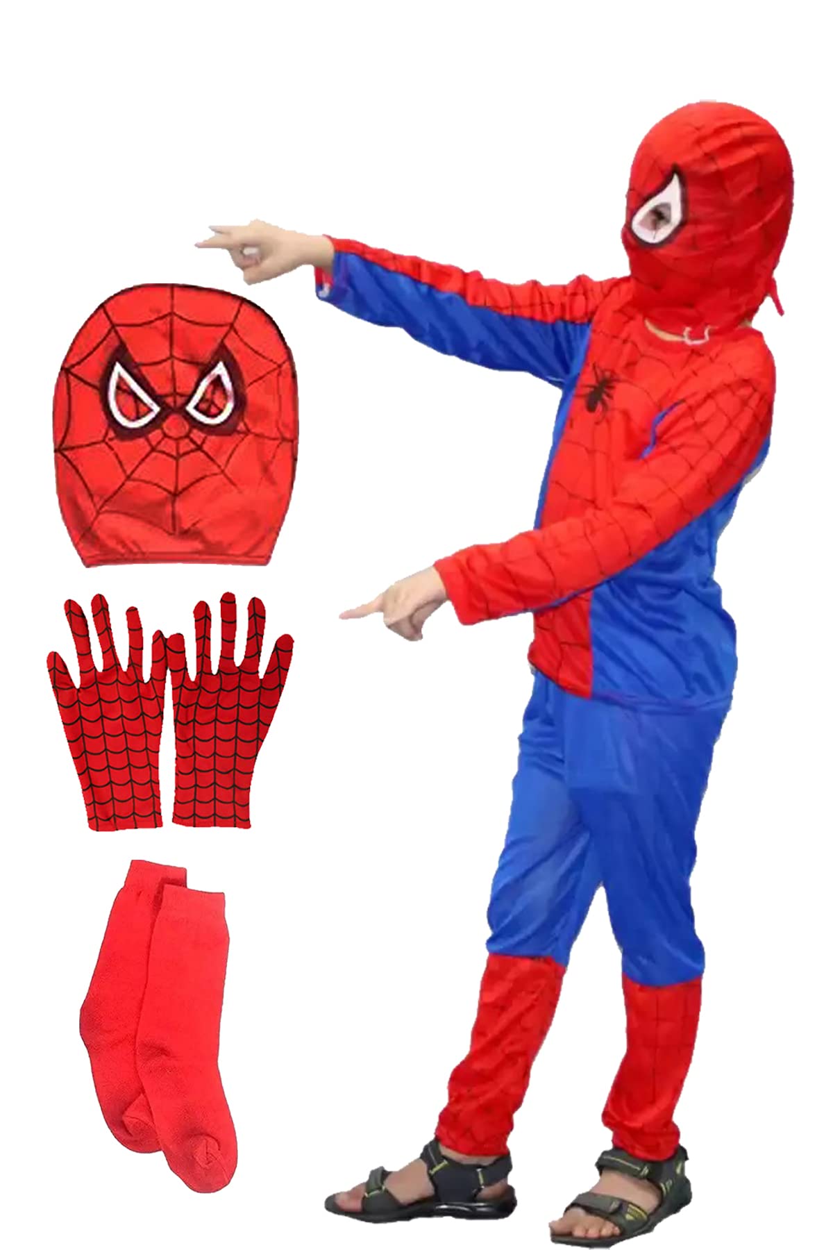 ENDGAME Superhero Costume Full Set For 11 to 12 Years Kids With Touser, T-shirt, Mask, Glove, Socks, Cap In Multicolor (8-9 years) (B0BDLYYHKY) Amazon Price History, Amazon Price Tracker