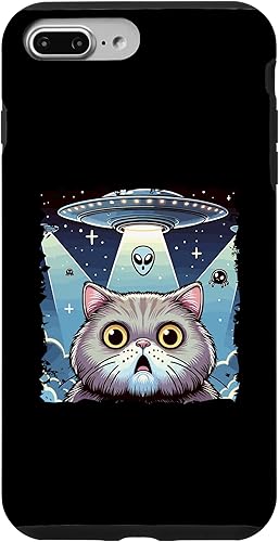 Miniatura 19 de iPhone 14 Pro Max Believe in Ufo - Alien Believer funny cat Case
