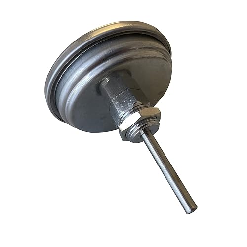 Miniatura 5 de Termómetro para parrilla de barbacoa de cara negra, 50F-900F, rango de alta temperatura, resistente calidad premium, termo para ahumador de 2