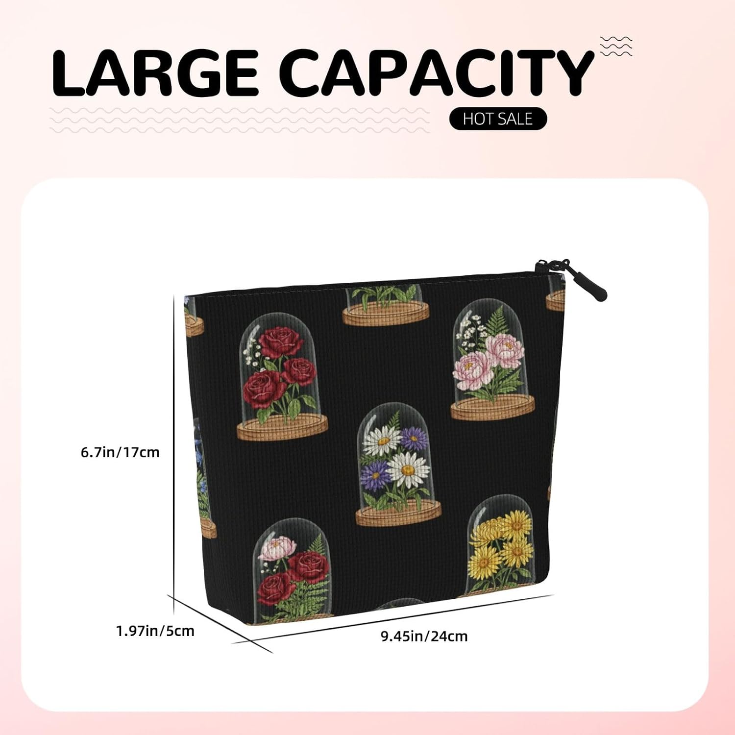 Travel Toiletry Bag Water-resistant Makeup Bag for Women Men image 5