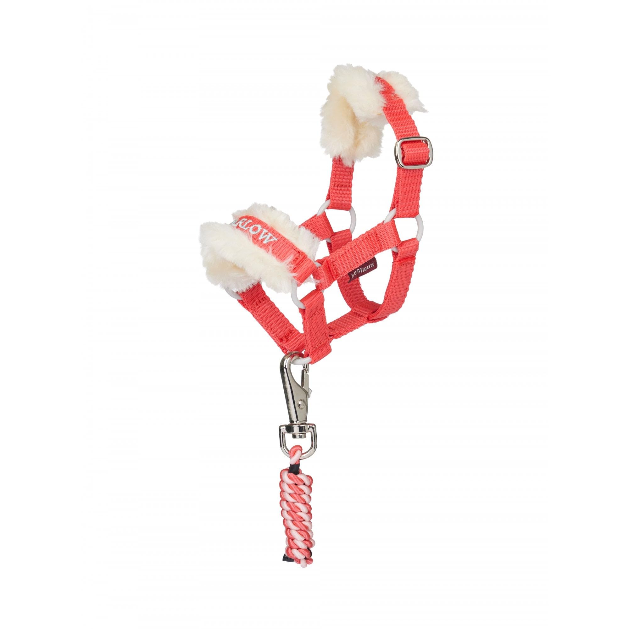 LeMieux Mini Toy Pony Harlow Headcollar & Leadrope - Coral Crush