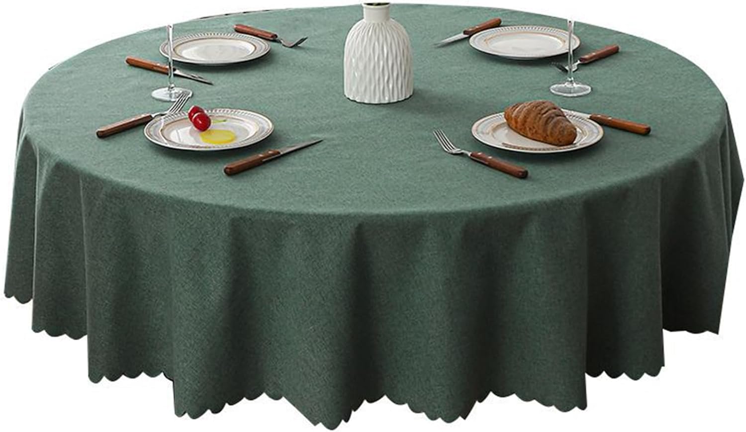 Stylish Water Repellents Linens Table Covers for Weddings and Outdoor Dining Table Covering Linens Tablecloth Decors Washable Table Covers