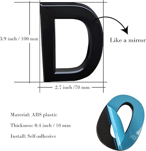 Miniatura 8 de Cobata Número de casa autoadhesivo de 3.9 pulgadasnúmeros de buzón autoadhesivosnúmeros de callenúmero de dirección de casanúmeros de etiqueta de