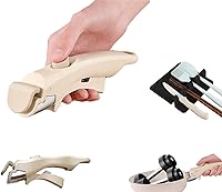 Vista 1 de Mango extraíble blanco con almohadilla para espátula, mango desmontable para ollas y sartenes, mango de sartén extraíble, olla universal, repuesto