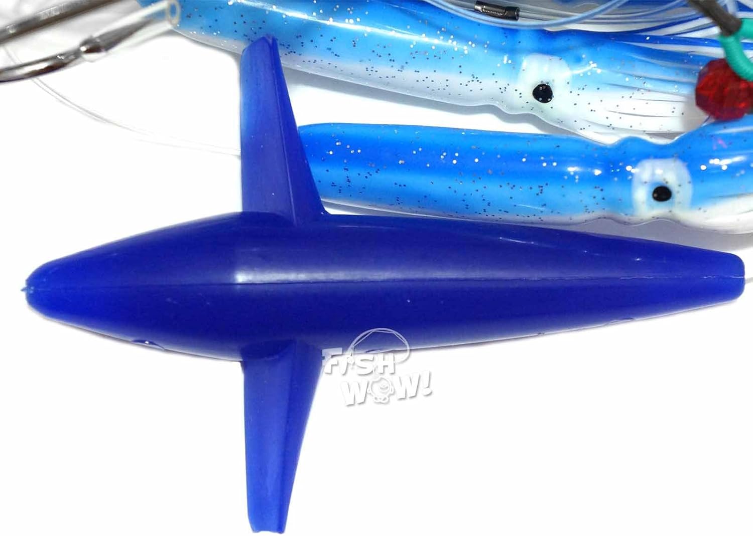 Fishing Daisy Bird Chain Squid Lure Rig Teaser Trolling - Set of 4 - Mix Colors
