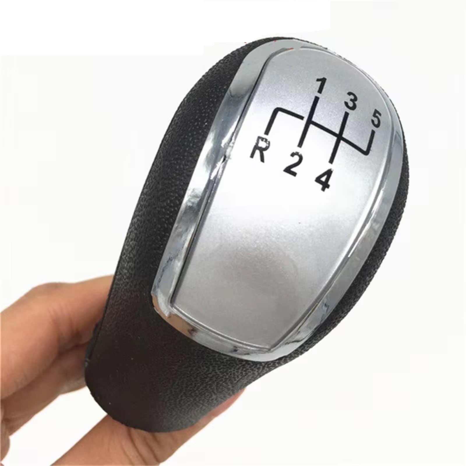 HILLAR Car Gear Stick Knob for Benz C-Class W202 W208 E-Class W210 W203 S203 / W245 W169 (04-12)/ W168 (97-04) 5/6 Speed Car Shift Gear Knob(Type4)