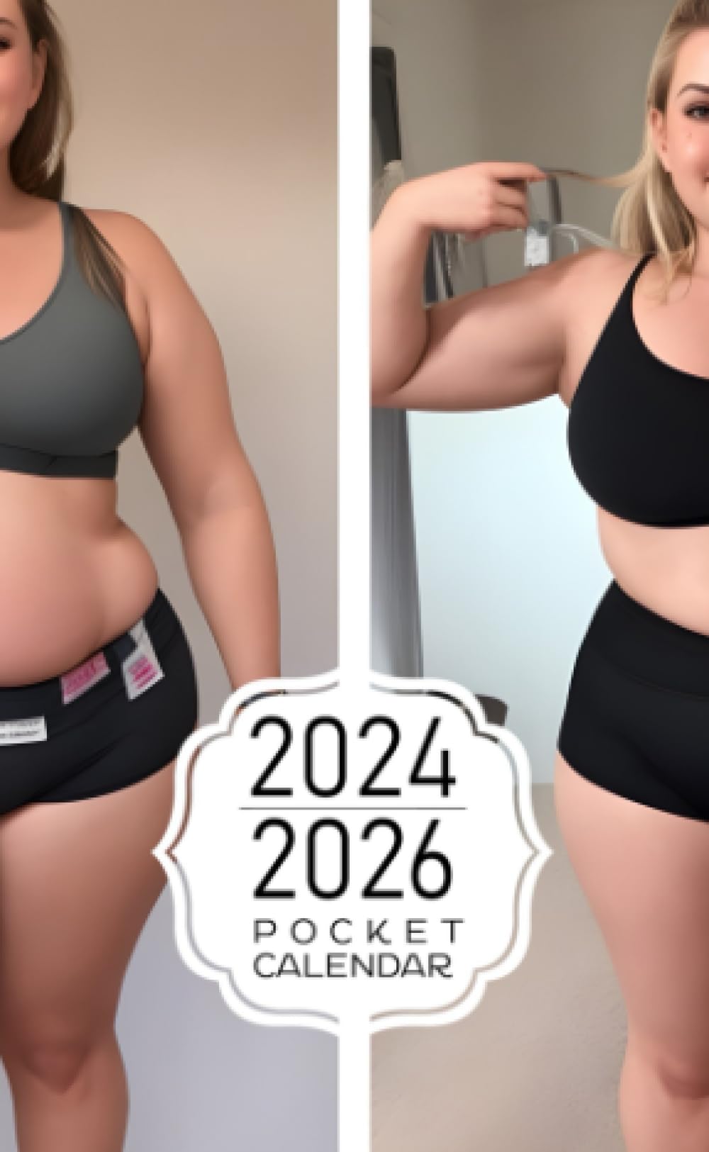 Pocket Calendar 2024-2026: Two-Year Monthly Planner for Purse , 36 Months from January 2024 to December 2026 | Weight loss transformation