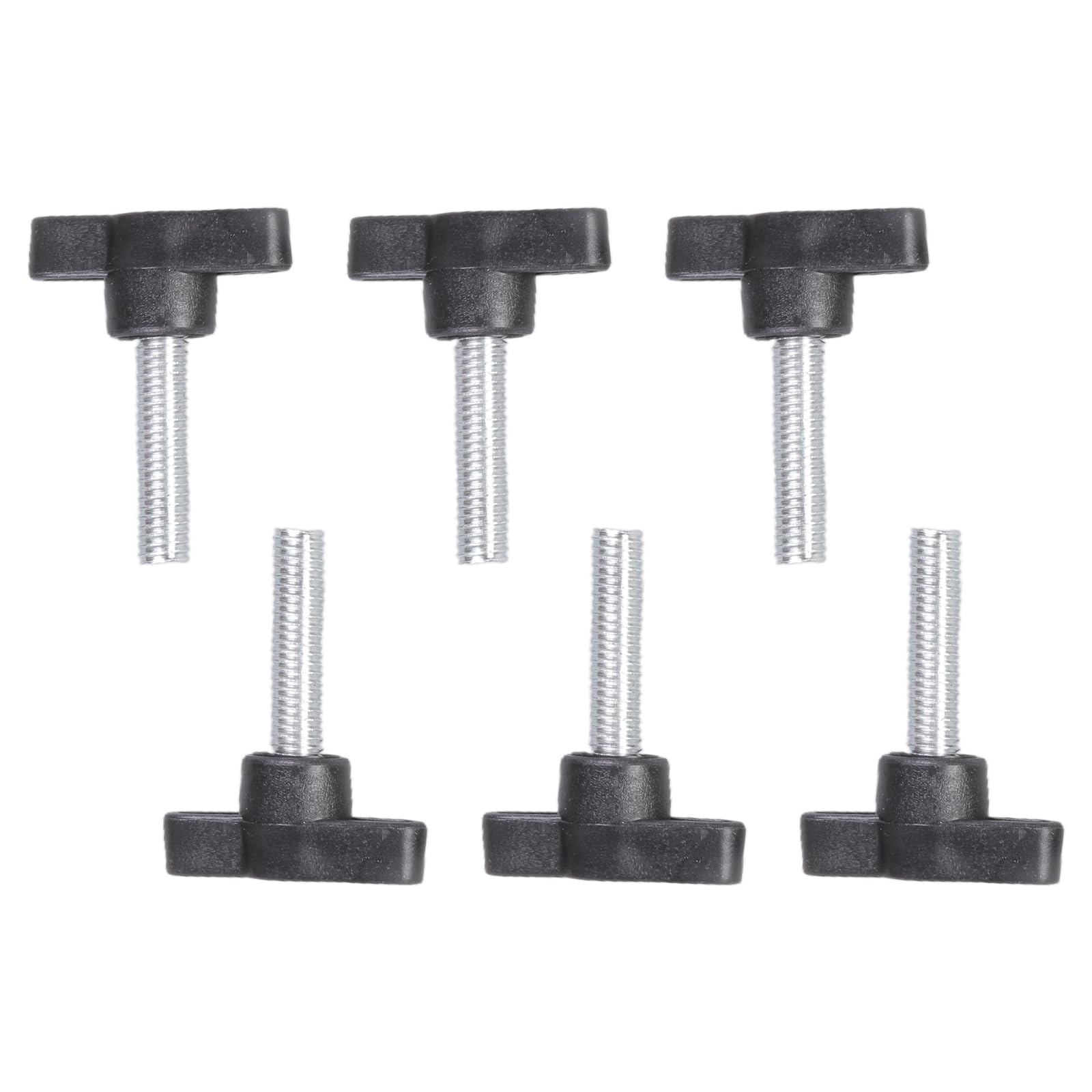 6pcs Rustproof Fastening Screws Handle Carbon Steel Hand Bolts Secure Fastening Frequent Adjustments for Ergonomic Hand Bolts Furniture Assembly