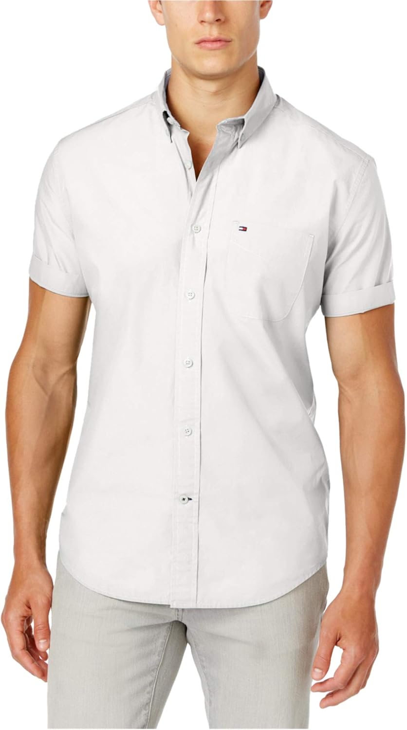Tommy Hilfiger Men’s Short Sleeve Button-Down Shirt