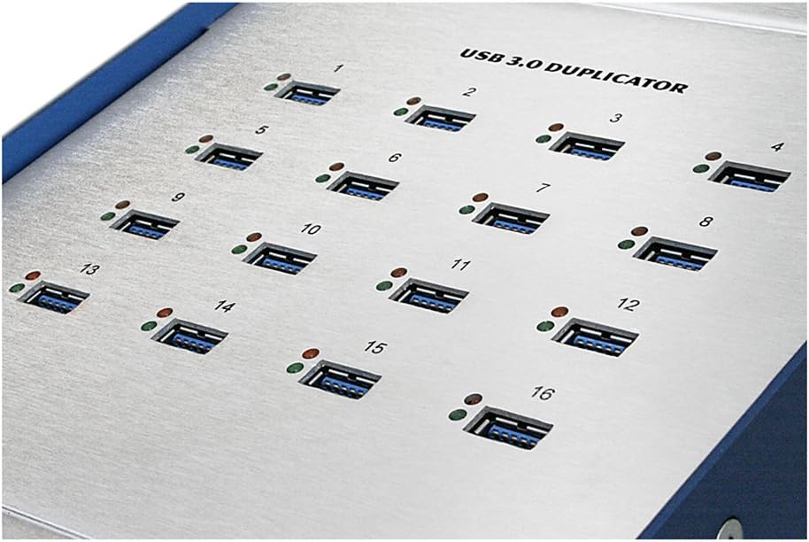 SuperSpeed Nexcopy 3.0 USB Duplicator - SSUSB160PC - 16 Port