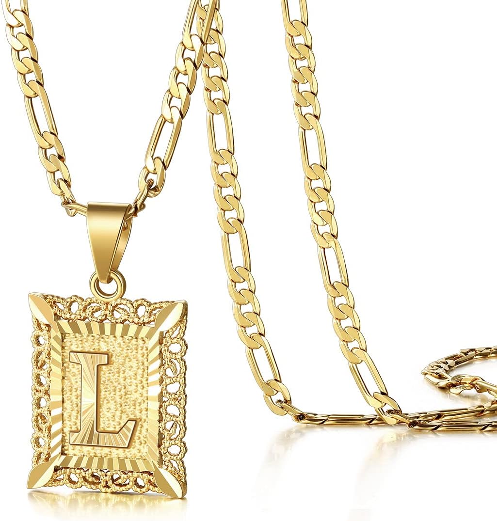 Initial Necklaces for Women Men