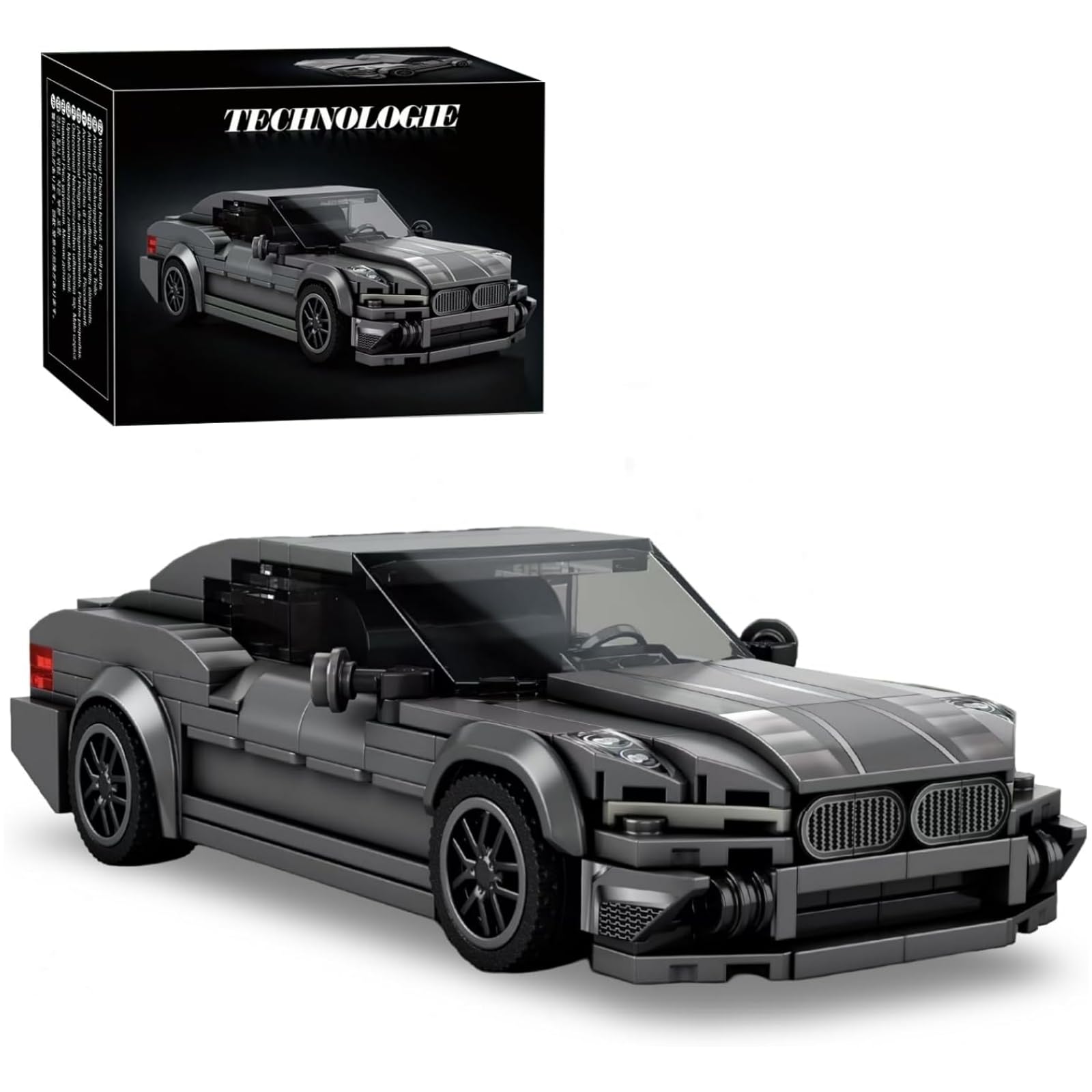 Speed Champions Racing Car Building Blocks, 369 PCS Sports Car Building Kits, Collectible Model Cars Brick Toy