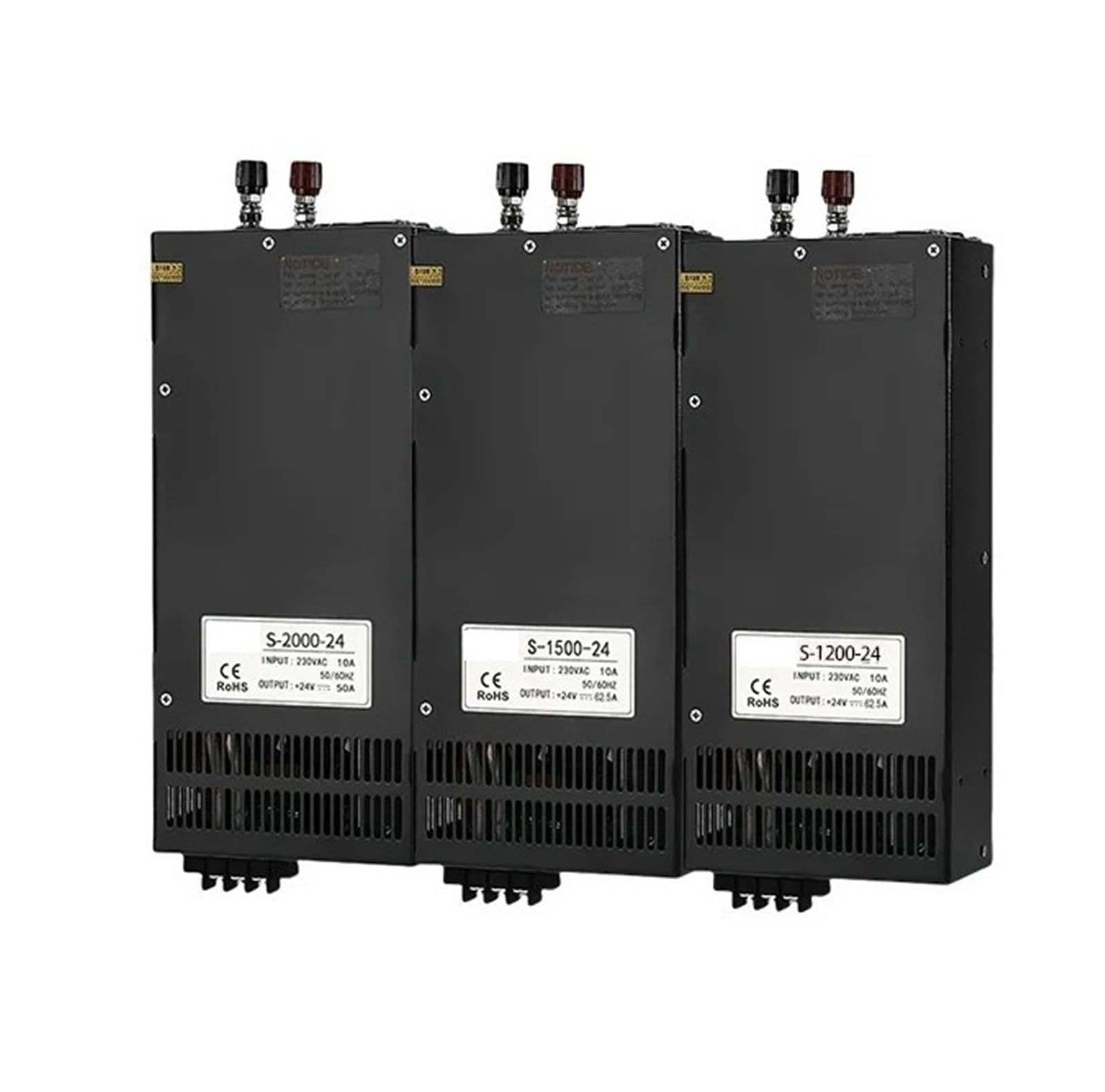 1 szt. 1,2/1,5/2 kW zasilacz impulsowy AC na DC przemysłowy
