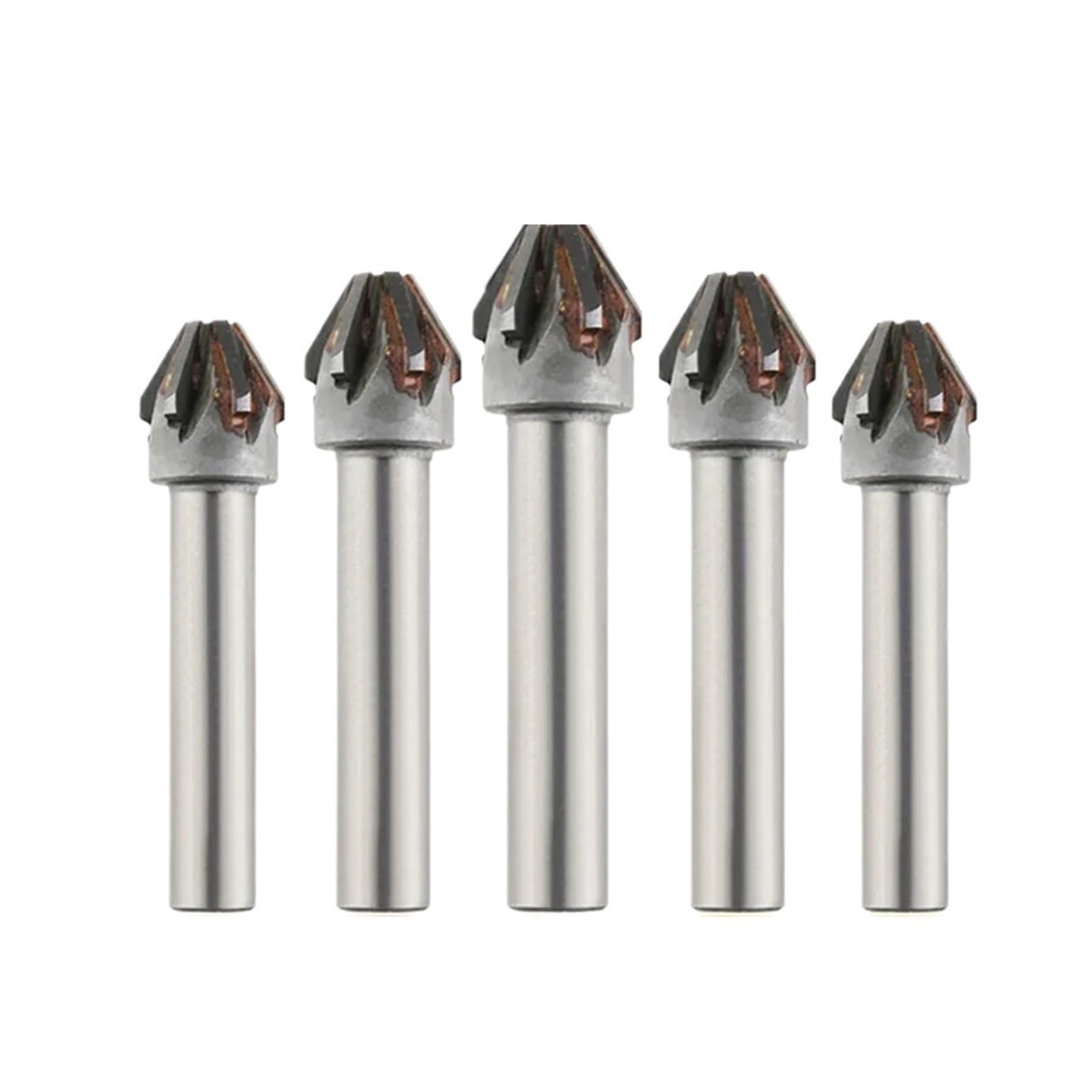 Punta svasatrice for lama in carburo brasato, set di punte for trapano for metallo, punte coniche a stadi, utensile for smussatura e fresatura for metallo Set di frese(40mm)