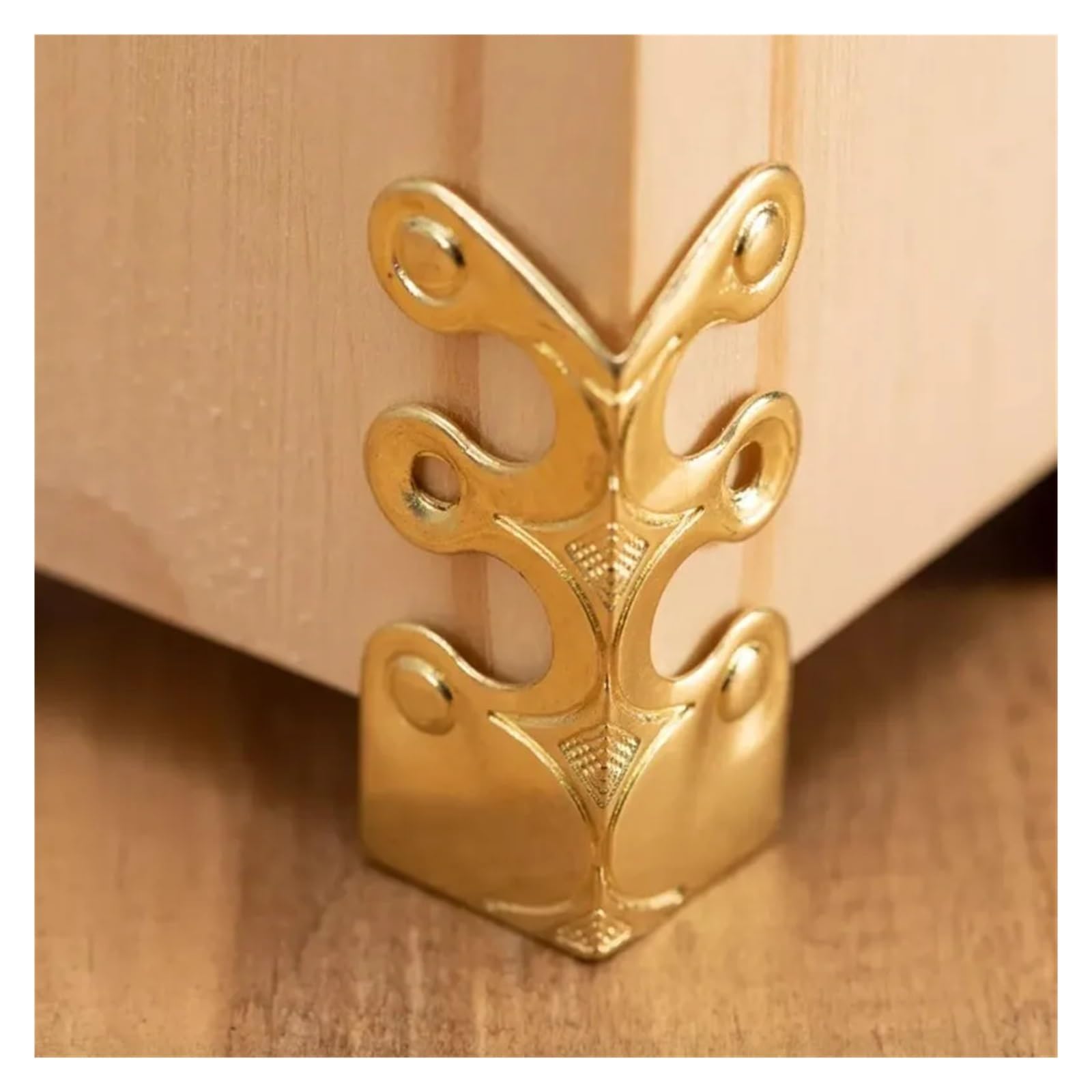 Paquete de 15 protectores esquinas metal for muebles y bordes zócalos