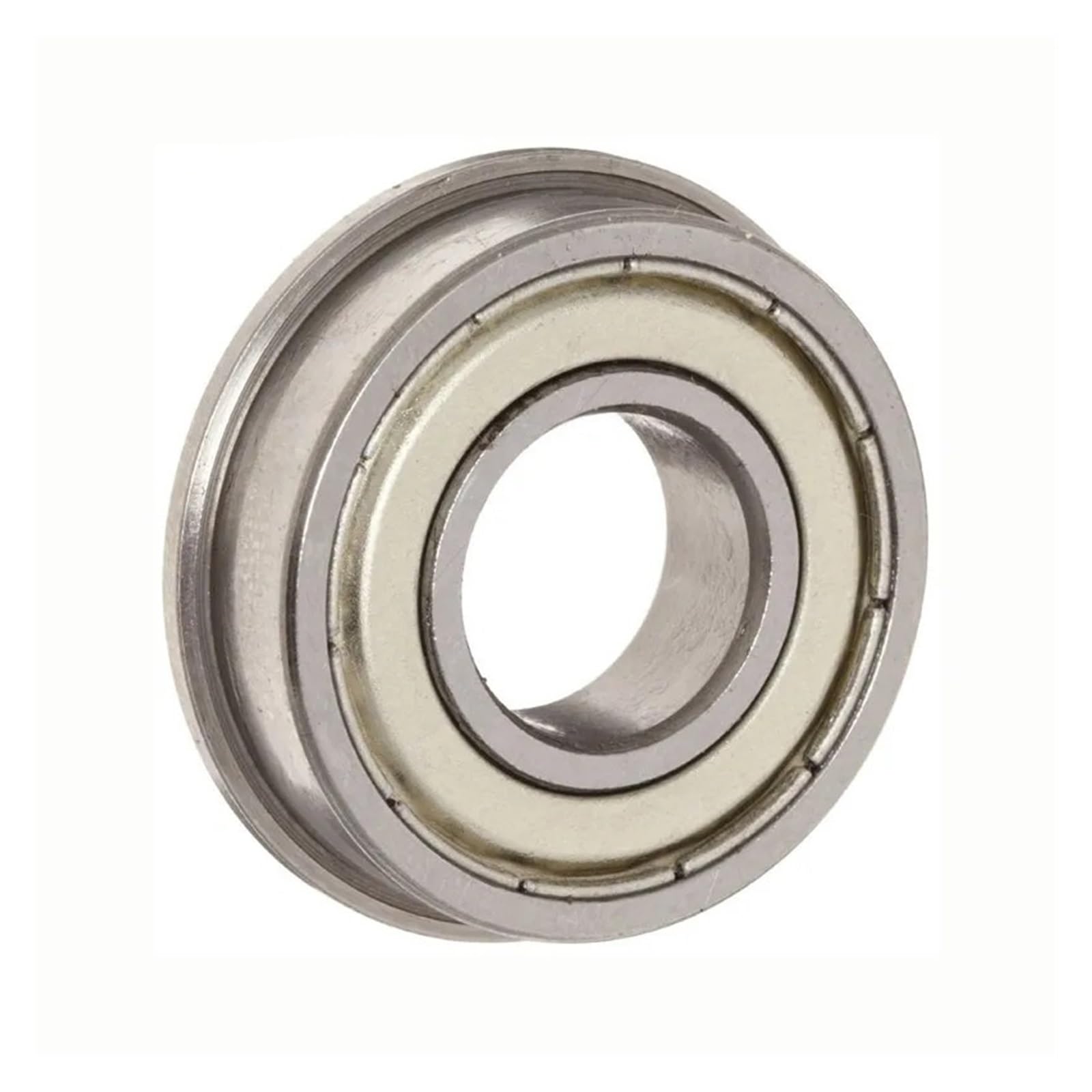 KNIUWMBMH 10pcs F682 F682ZZ F682Z F682-2Z 2x5x2.3 Flange Bearing Miniature Deep Groove Ball Bearing Shielded Ball Bearings
