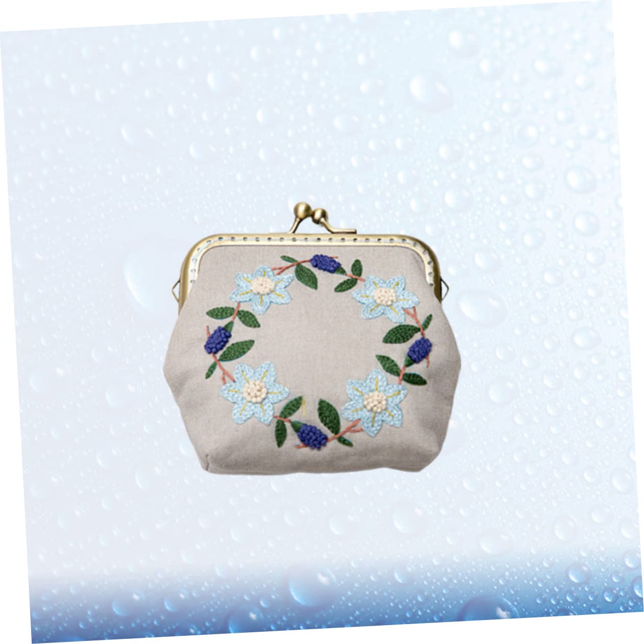 Tofficu 3juegos Kit De Bordado Para Principiantes De Herramientas De Bordado Con Neceser De Moneda Accesorios y Agujas De Lana Para Mujeres y Niñas Estilo Europeo