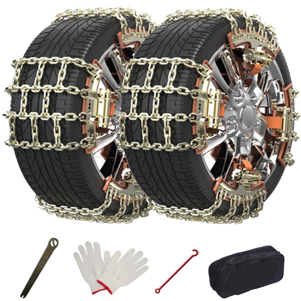 Snow Chains For Mazda MX-5 2020-2023 2024 2025, Anti-Slip Car Chains, Snow Tyre Chains, Suitable For Ice Snow Mud And Sand Roads, Easy To Mount,205-235
