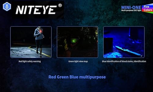 Miniatura 4 de JETBeam Mini ONE USB carga Cree XP-G3 500 lúmenes 5 color LED linterna