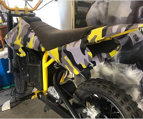 Miniatura 5 de Rollo de vinilo de camuflaje para coche, papel de contacto para vehículo, motocicleta, bicicleta, camión, camuflaje azul, 19.7 in x 59.8 in