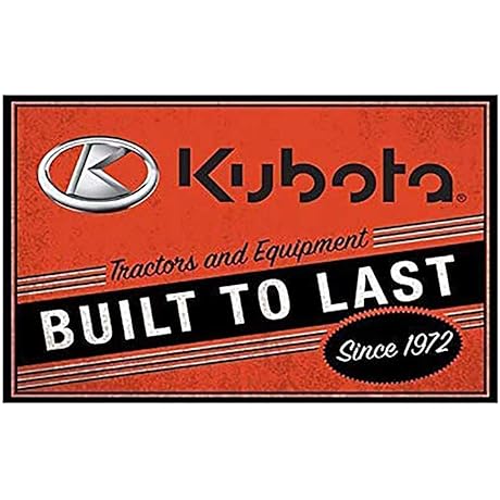 Kubota Bar Vintage Wall Decor Metal Art Poster