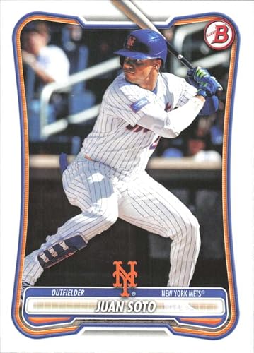 2026 BOWMAN #97 JUAN SOTO NEW YORK METS BASEBALL OFFICIAL TRADING CARD OF MLB