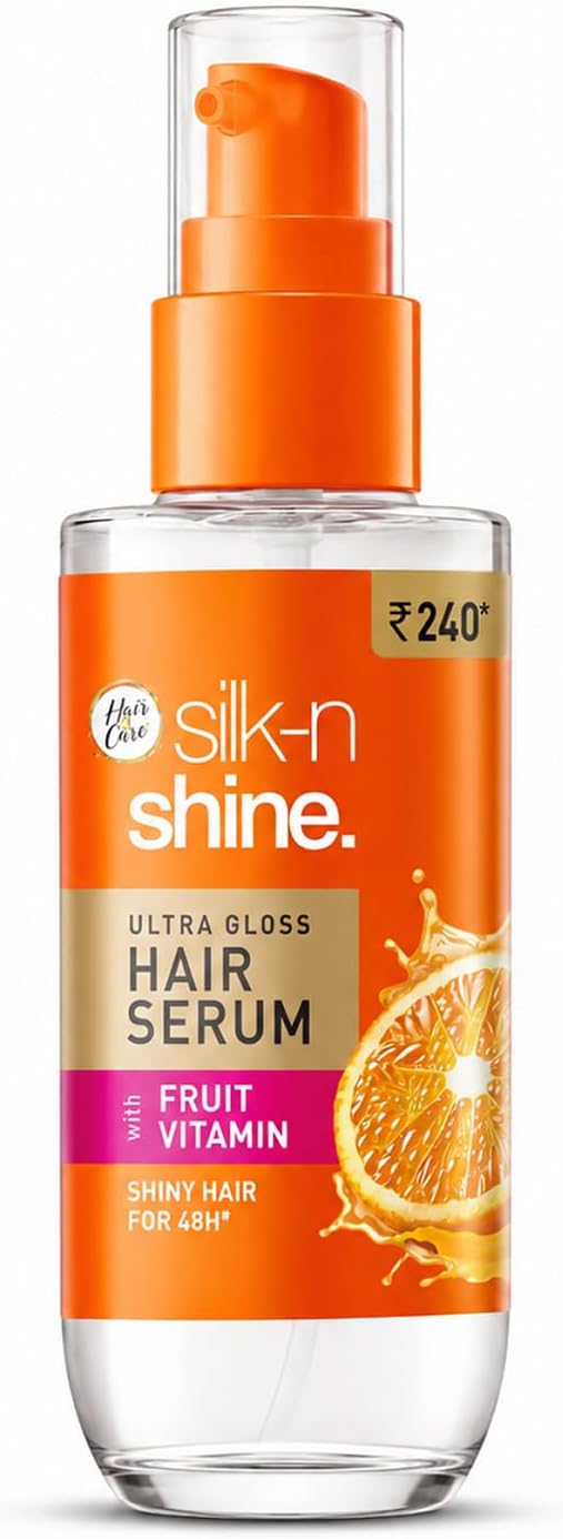 Silk N Shine Serum with Fruit Vitamins, 100ml, Multi