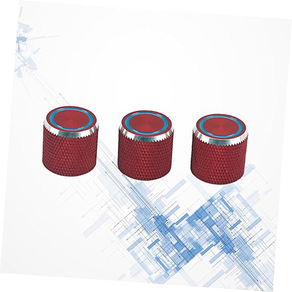 Amazon.co.jp_ Parliky 3個 メタルボリュームトーンコントロールドーム ギターチューニングノブ メタルギター ボリューム トーン コントロール ノブ キャップ ギターボリュームノブ コントロールノブキャッ _ 楽器・音響機器