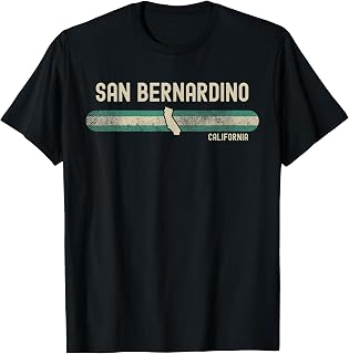 San Bernardino CA | California | Travel & 80s Style T-Shirt