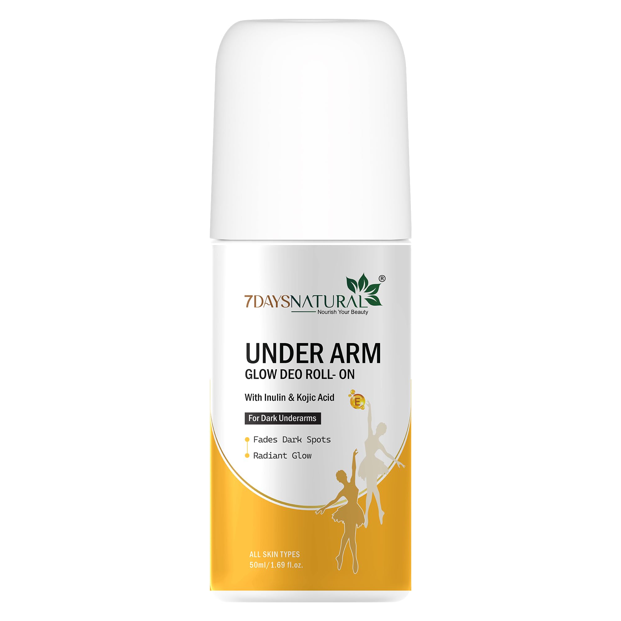 7 DAYS Natural Underarm Unisex Roll-On With 5% AHA,Lactic Acid & 1% Mandelic Acid|Prevents Body Odour,Brightens Skin & Exfoliates Underarm|For Sensitive Skin|Aqua Fragrance|Alcohol Free - 40Ml-picture-46