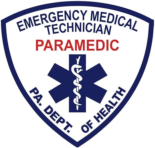Pennsylvania PA Paramédico Pegatina Reflectante Pegatina Emergencia EMT-P Medical - R 50