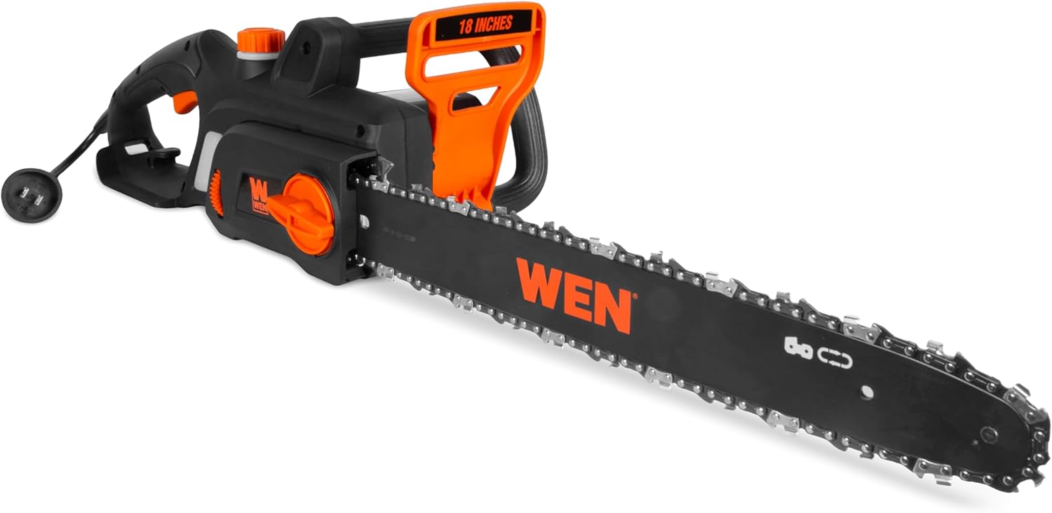 WEN Electric Chainsaw, Corded, 12-Amp, 16-Inch (CP1216)