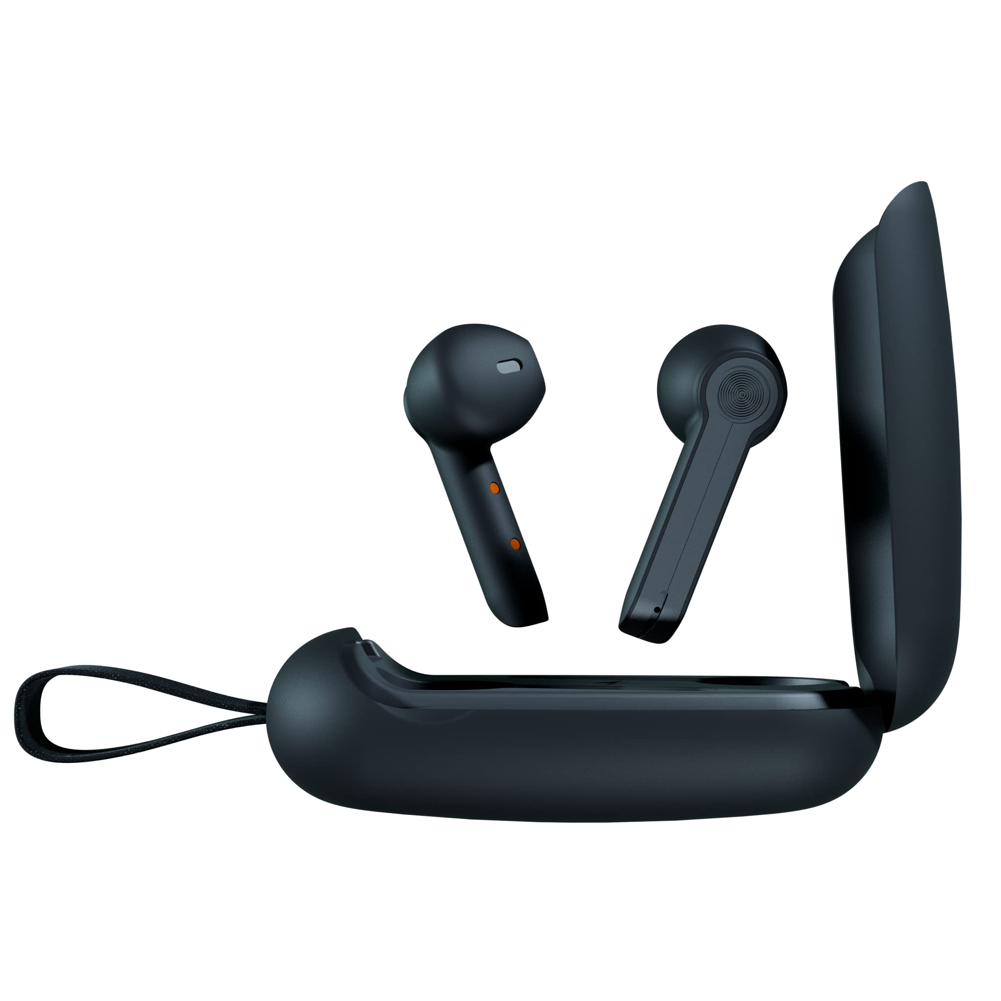 Plugtech GoPods G1 True Wireless Earbuds,Bluetooth Ear Buds with upto 12 Hours Battery(With Case),Immersive Sound Quality,Powerful Bass,Compact Type-C Charging Case,Touch Control,Proudly Made in India