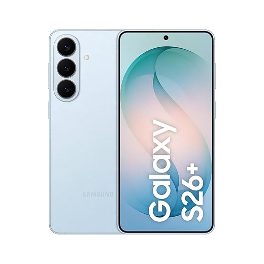 Celular Samsung Galaxy S26+ 5G, 256GB, 12GB RAM, Câmera Tripla de 50+12+10, Tela Grande de 6.7" - Azul