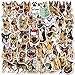BLOUR 50pcs New Animal Pet Dog Deutscher Schäferhund Aufkleber wasserdichte PVC Skateboard Laptop Graffiti Flasche Coole Aufkleber