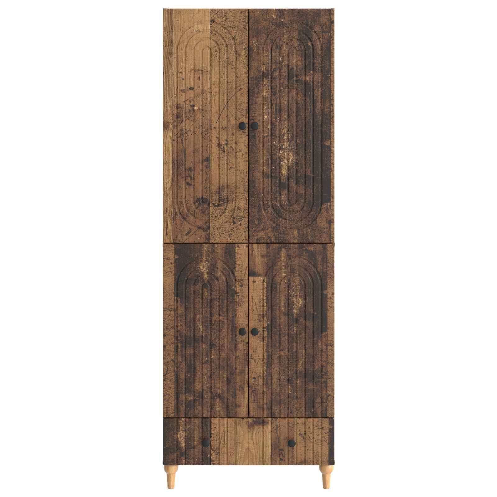 2-częściowy zestaw szafek, 66 x 34,5 x 95 cm, materiał drewnopochodny, montaż ścienny, uniwersalny, do salonu, biura, jadalni, sypialni, ogrodu, balkonu, tarasu