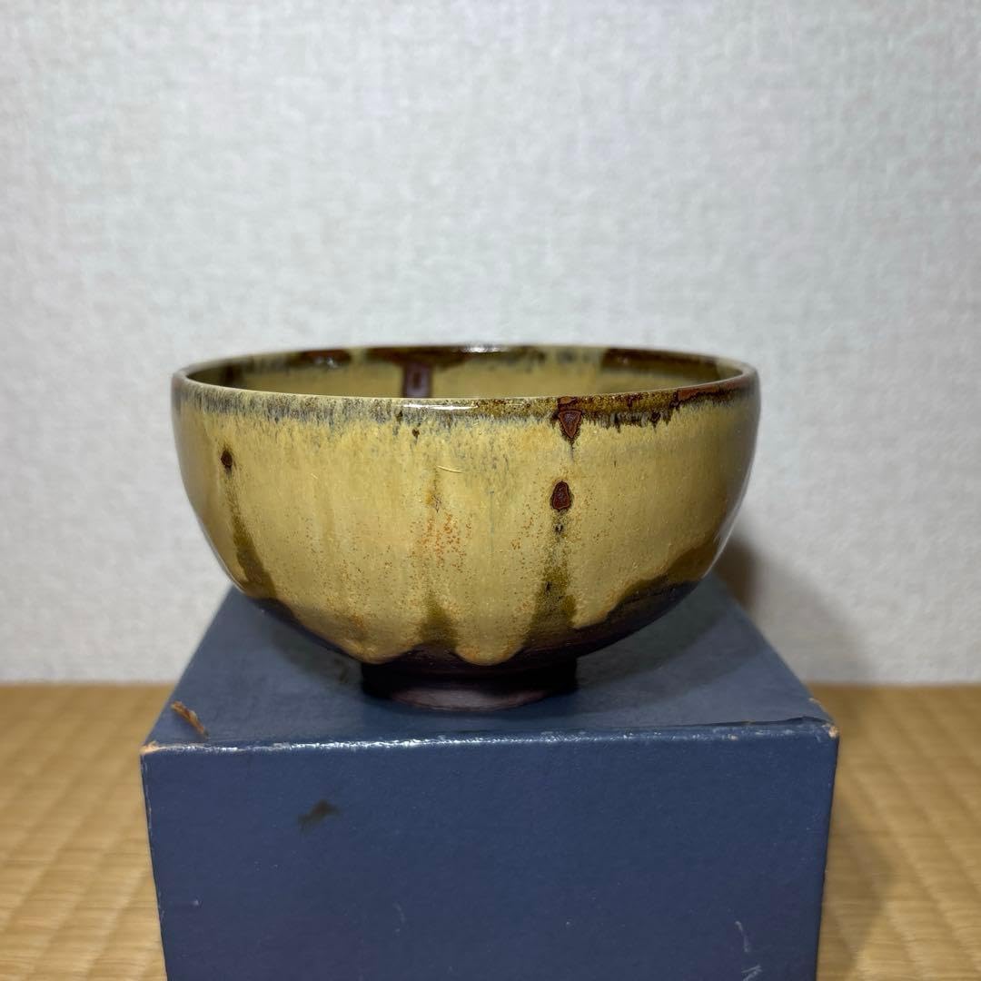 小代焼 抹茶椀 茶道椀 【オレンジティーストレージジャーホームキッチンルーズティーストレージコンテナティーポ】 茶道具