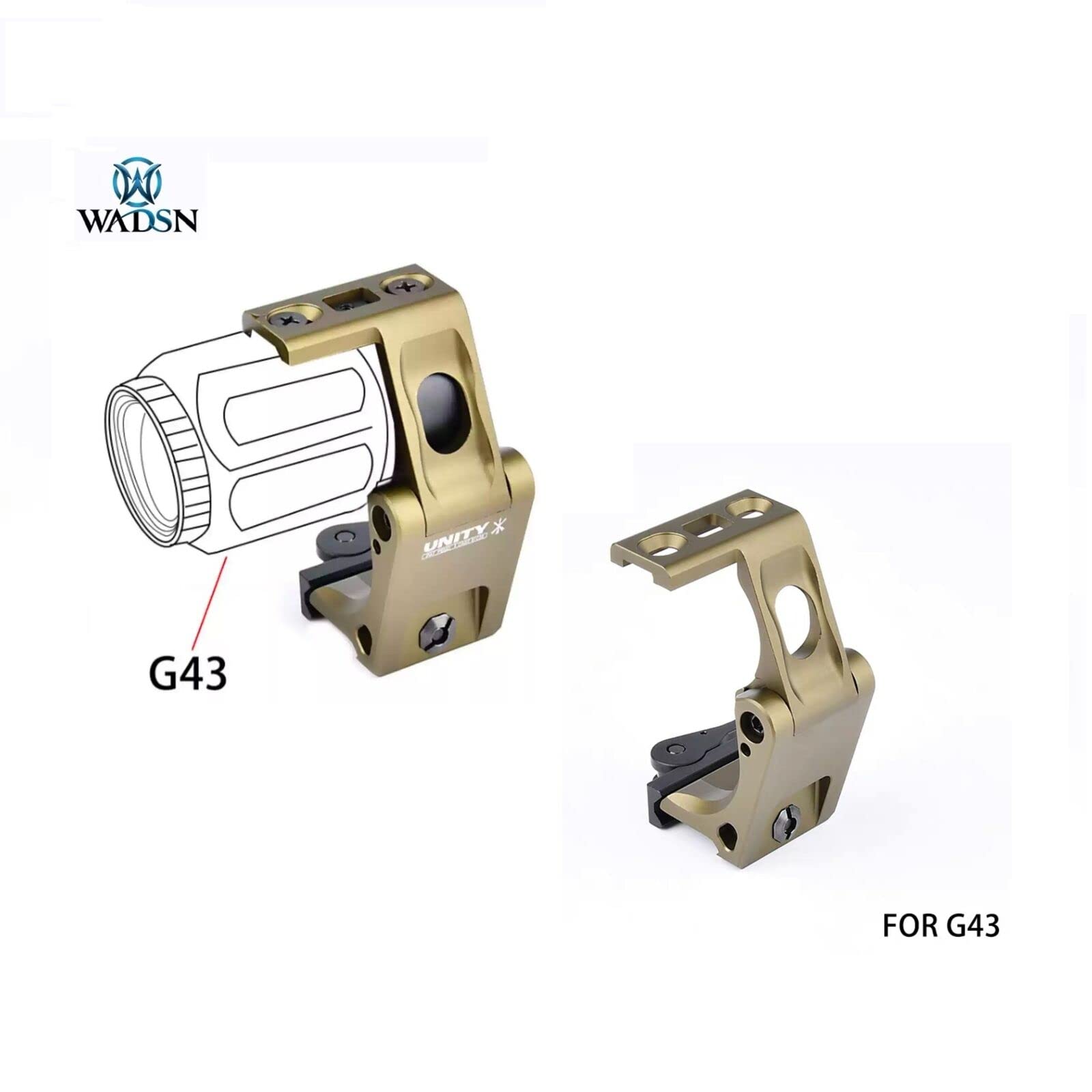 g43 マグニファイア + unity マウントセット