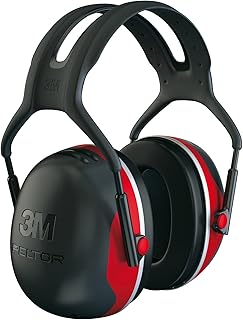 3M Peltor Kapselgehörschutz X3A Kopfbügel SNR 33 dB schwarz-rot