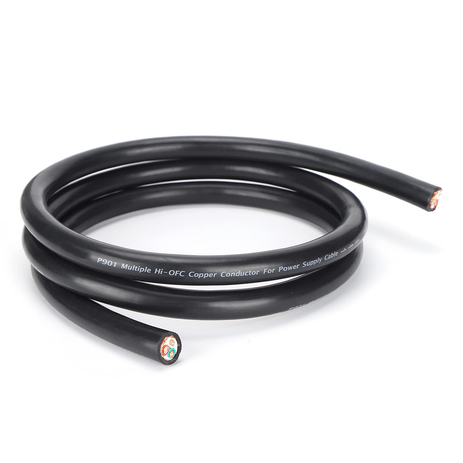 Cavo di Alimentazione di Fascia Alta Multi-core 11 AWG Cavo in Rame per Giradischi e Amplificatori Audiofili 1,5 M