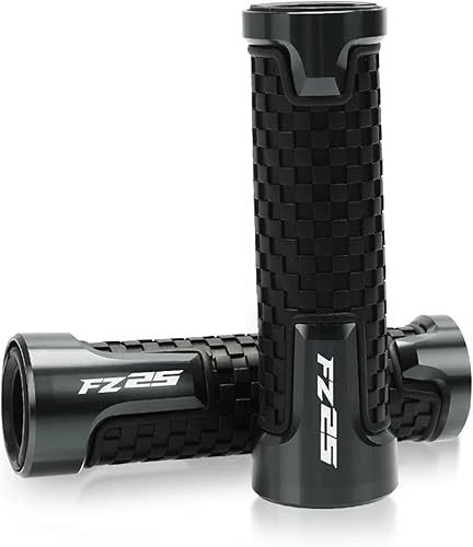 Miniatura 10 de Empuñaduras de motocicleta para FZ25 FZ 25 FZ-25 2017-2023 2022 2021 2020 78 pulgadas 0.866 in mango de motocicleta Agarraderas extremos de manillar