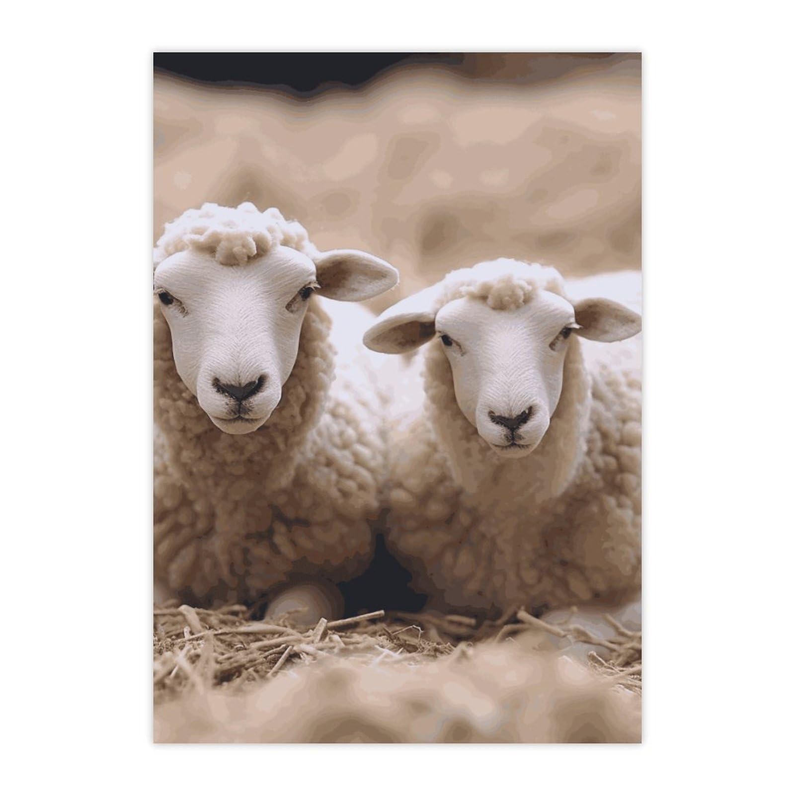 Autocollants mouton imperméables pour gourde et déco stickers agneau