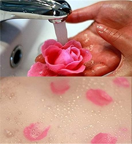 Miniatura 7 de 3 cajas (27 piezas en total) de jabón de baño con aroma de flor de rosa con aroma a flora morada, jabón de rosas de aceite esencial de plantas en