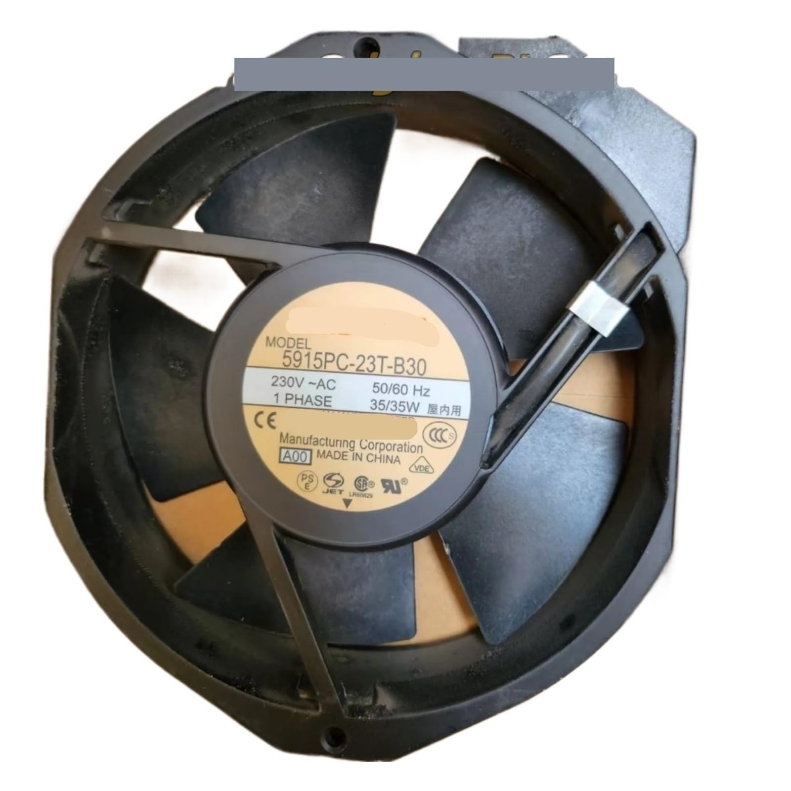 ZBWZXBDJ 5915PC-23T-B30 AC230V 172 * 150 * 38 35W fan