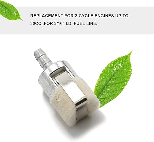 Miniatura 5 de laffoonparts - 20 piezas de repuesto de filtro de combustible para Walbro 125-527, repuesto para Robin 3112, repuesto para Stihl FC75 FS85 repuesto