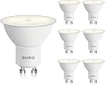BUBO GU10 LED Bulb 6W Equivalent 50W, 4000K Cool White 650 Lumens, Non-Dimmable GU10 Bulb Replacement for Track Lighting, MR16 LED Bulb for Kitchen, Range Hood, Living Room, Bedroom, 10 Pack