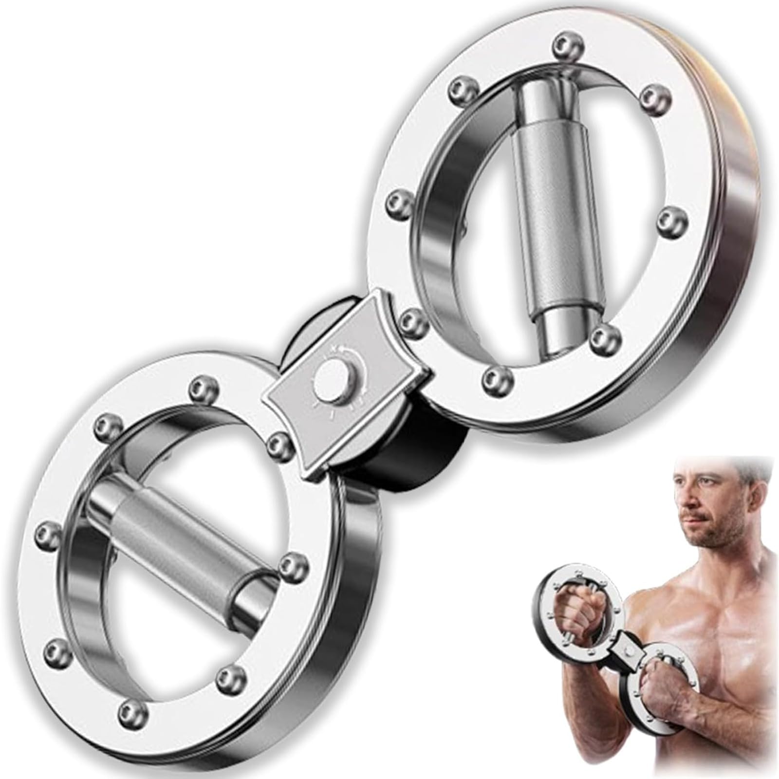 Unterarmtrainer-Maschine, Box-Unterarmtrainer mit einstellbarem Widerstand (8–15 Pfund) und 360°-Drehung, für gezieltes Arm- und Schultertraining zu Hause und im Fitnessstudio.